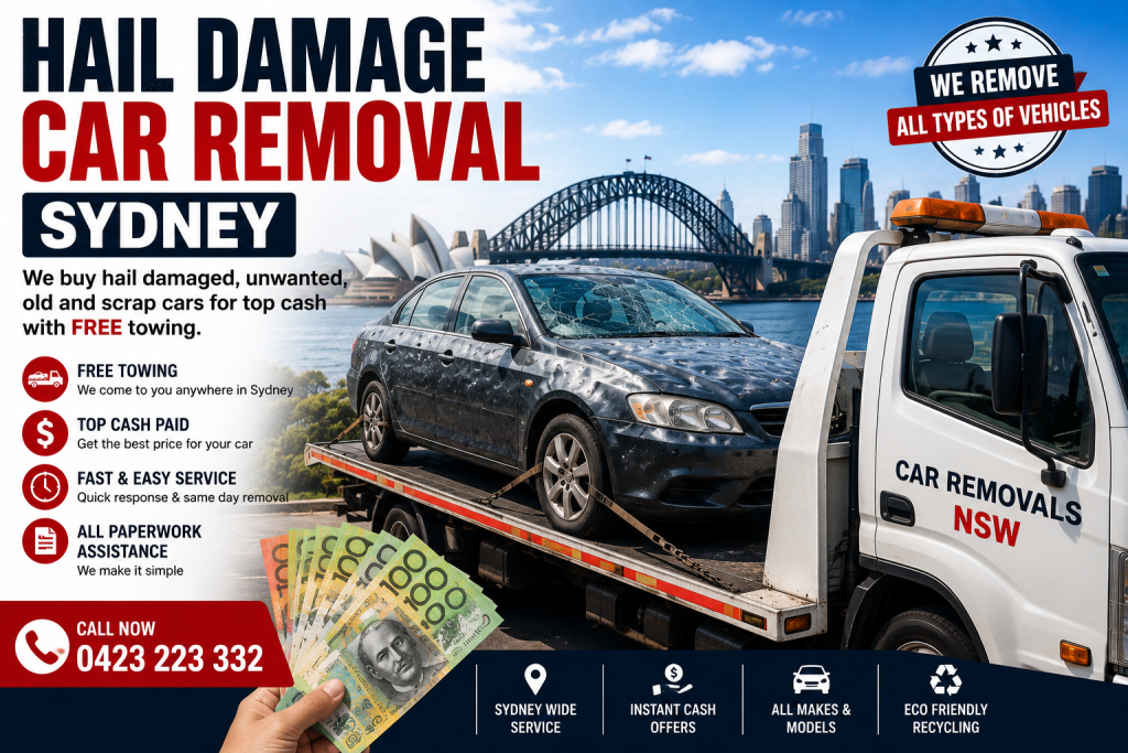 Hail Damage Car Removal Sydney